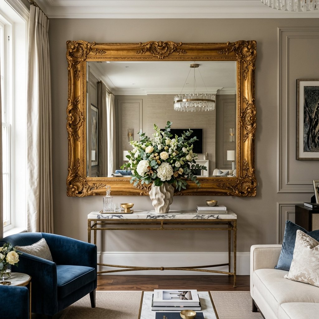 Royal Gold Ornate Mirror